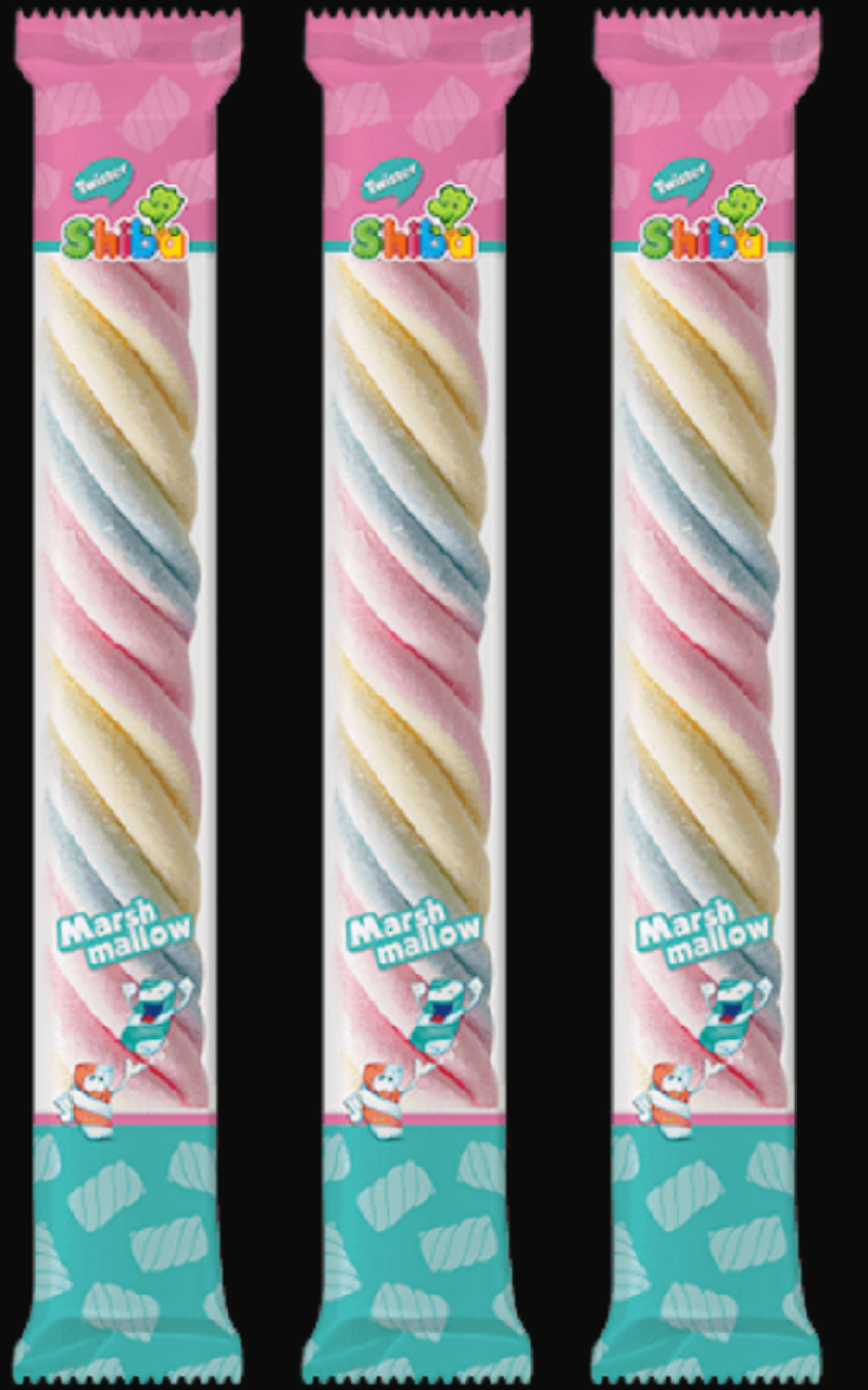 مارشمالو نواری شیبا 25ف